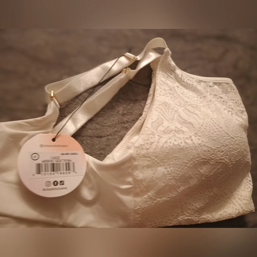 AnaOno Carrie Ivory Molded Cup Mastectomy Bra, Medium 34 C